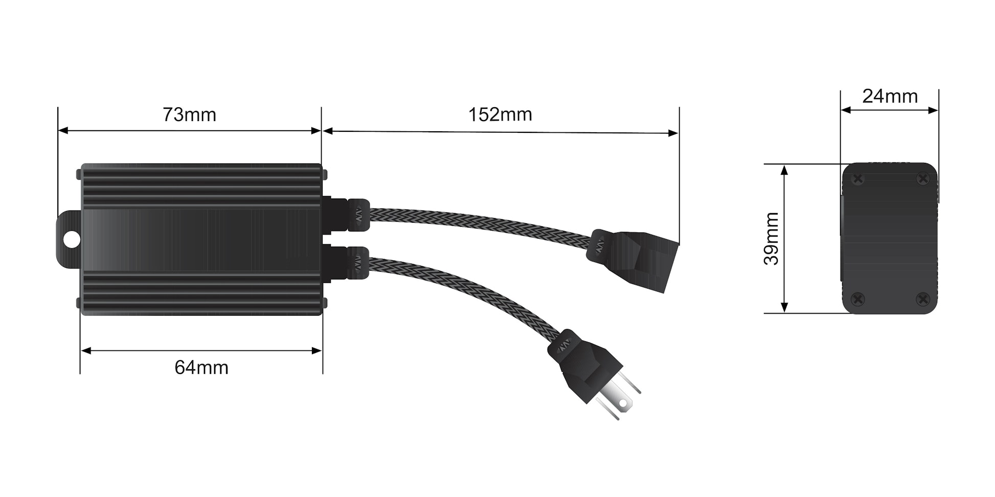 H4 CANBUS Cancellation Module